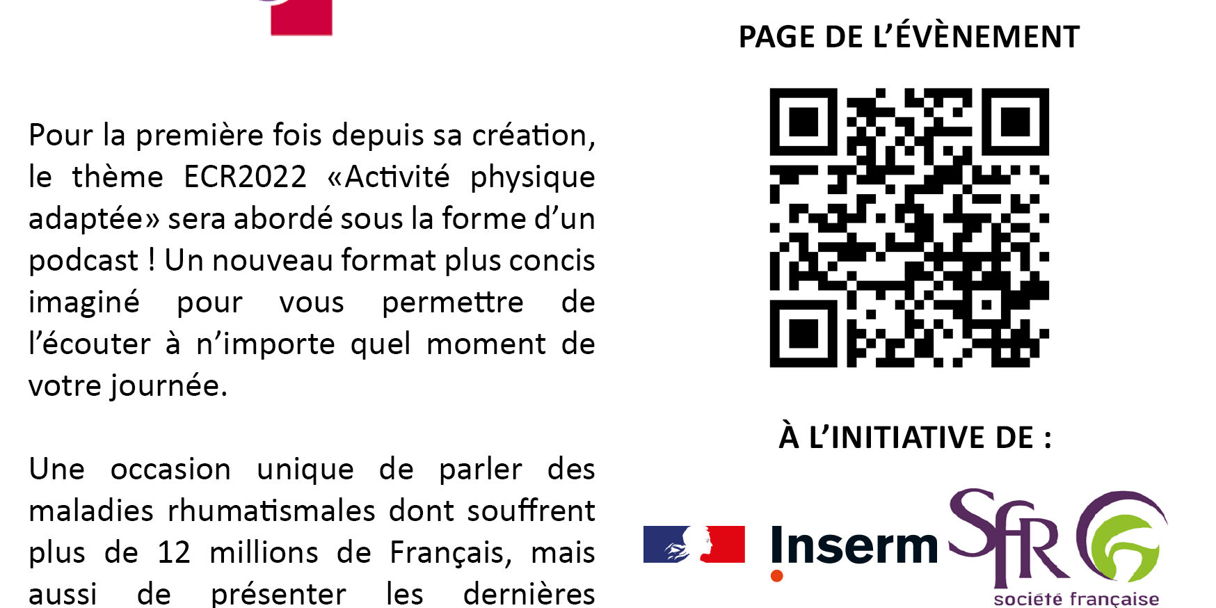 Affiche ECR 2022
