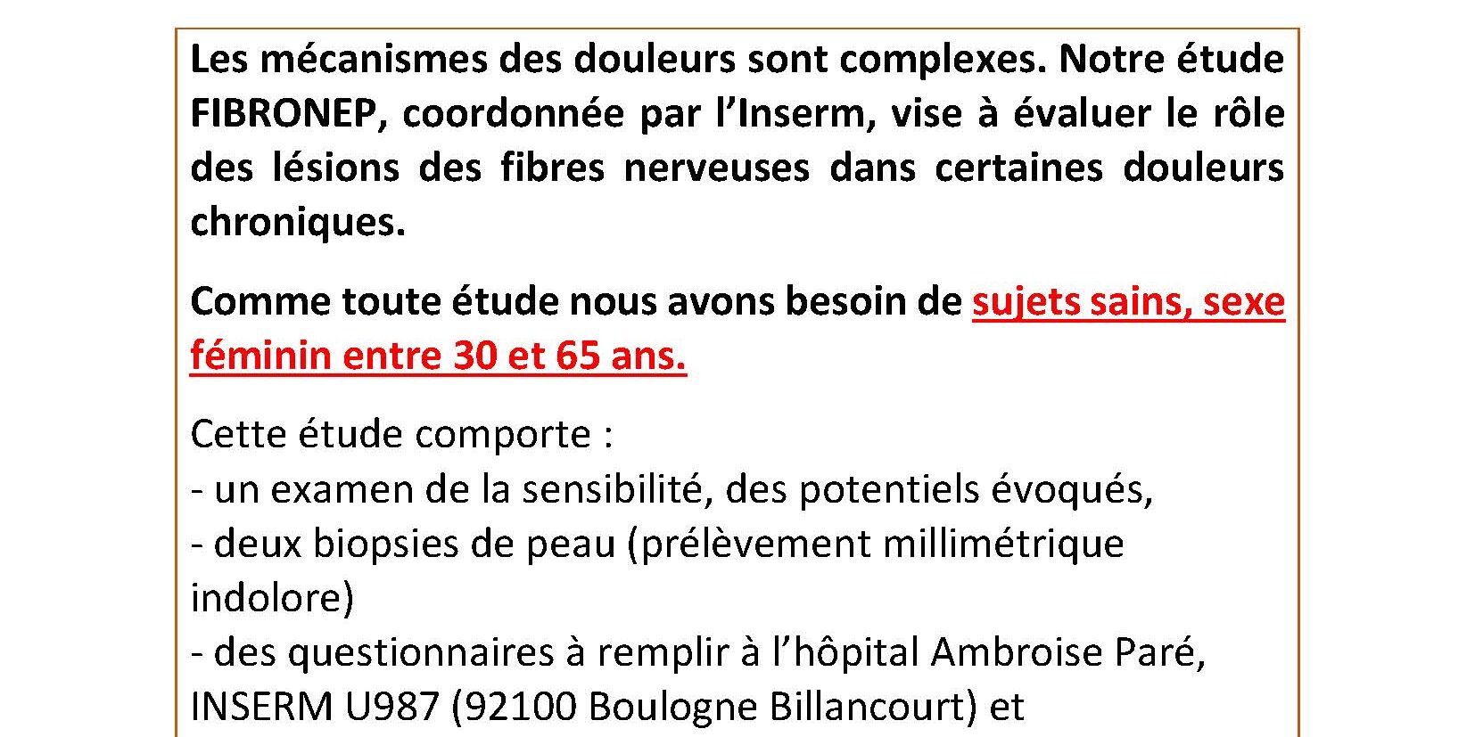 Affiche FIBRONEP témoin b version 2